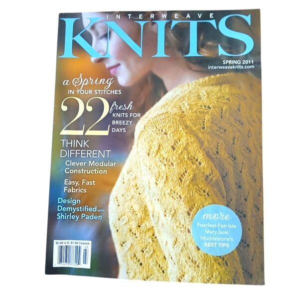 Interweave Knits Magazine - Spring 2011 A Spring in Your Stitches Patterns - Picture 1 of 2